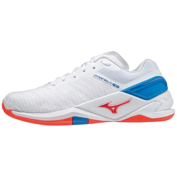 Mizuno Wave Stealth Neo White/IRed/French Blue